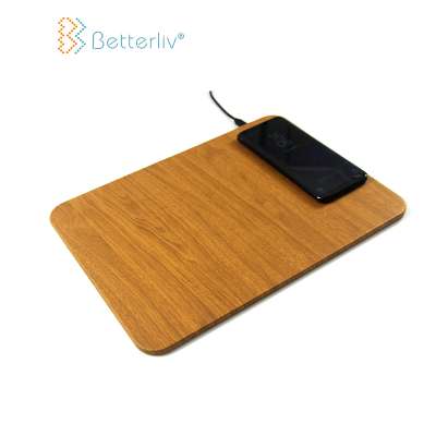 wireless charging mouse pad wireless charging pad usb wood wireless charger