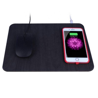 OEM Multiple Portable Cell Mobile Phone Qi Mousepad  Charger Wireless Charging Mouse Pad