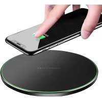 10W Wireless Charging Pad LED Light Qi Fast Wireless charger For iPhone X XS 8 Samsung Xiaomi