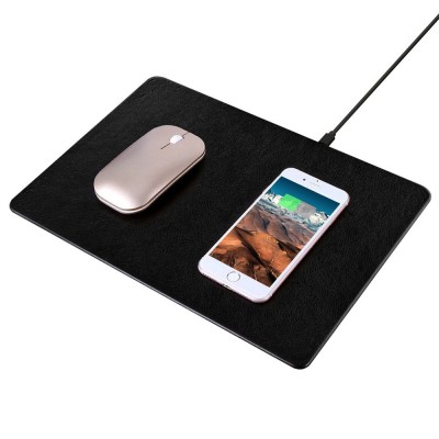 Wireless charging mouse pad game PU material OEM ODM for office use