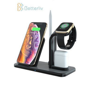 Innovative wireless charger desk organizer deals station for any phone